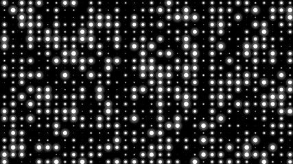 Dot white black pattern gradient texture background. Abstract  technology big data digital background. 3d rendering.