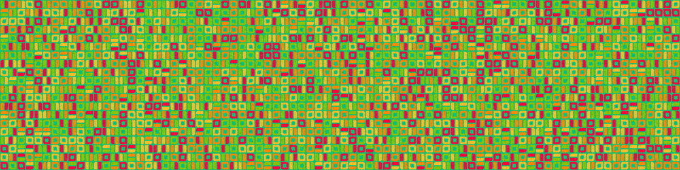 Abstract Geometric Pattern generative computational art illustration