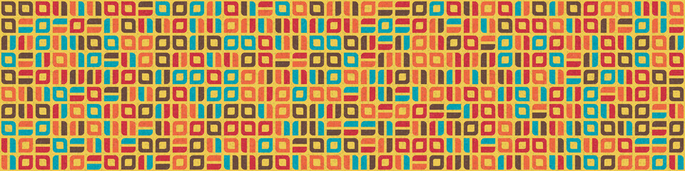 Abstract Geometric Pattern generative computational art illustration