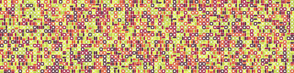 Abstract Geometric Pattern generative computational art illustration