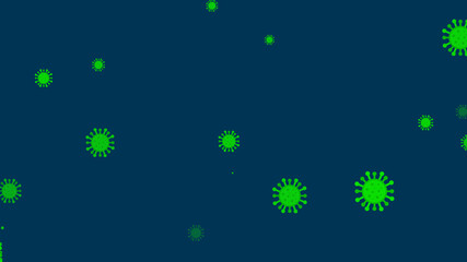 Coronavirus pattern banner background. Abstract healthcare Illustrations concept COVID-19.