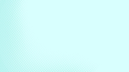 Dots halftone white blue and green color pattern gradient texture with technology digital background. Medicine healthcare with science concept.