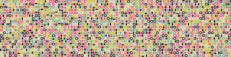 Abstract Geometric Pattern generative computational art illustration