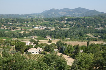 Fototapeta na wymiar Landschaft bei Pierrevon, Provence