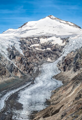 National Park Hohe Tauern With Grossglockner The Highest Mountain Peak Of Austria And Its Glacier Pasterze