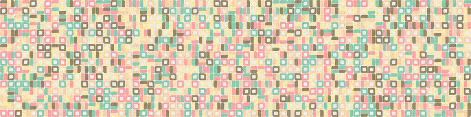Abstract Geometric Pattern generative computational art illustration