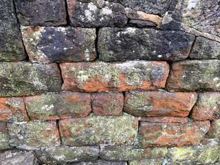 Old windswept dry stone wall, near to the, Butterley Reservoir, Marsden, Huddersfield, UK