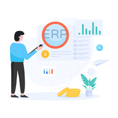 
A perfect design vector of enterprise accounting 

