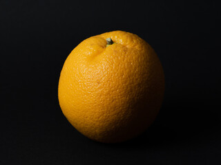 orange on black background