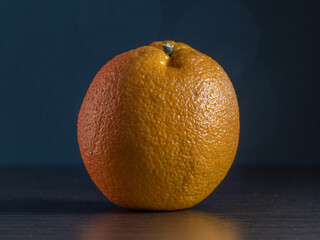 orange on black background