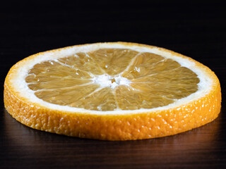 orange on black background