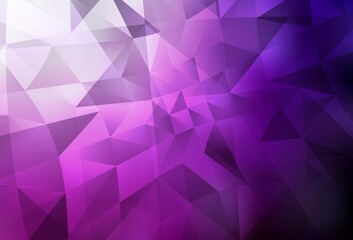Obraz premium Dark Pink vector abstract mosaic backdrop.