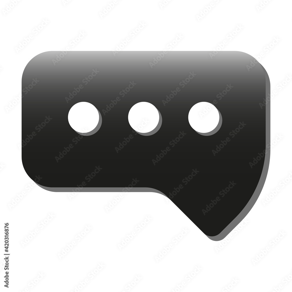 Aufkleber sms icon. vector message icon in flat style. trendy sms or message symbol icon. sms or message icon 