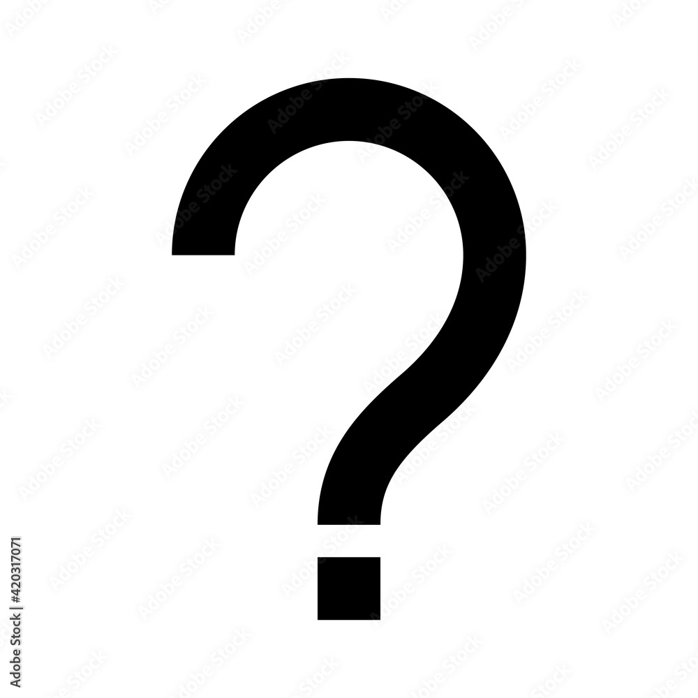 Poster question mark vector icon. vector icon of trendy question mark design. question mark icon in flat st