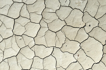 textura de suelo arcilloso agrietado