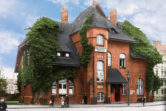 Cottbus, Spreewaldbahnhof um 1905