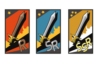 トレーディングカードセット　アイテム　ソード