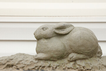 Concrete bunny on bench top