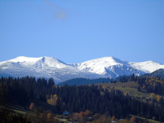 Fototapeta premium Beautiful mountains in autumn