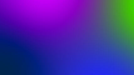 Abstract gradient green blue and purple soft colorful background. Modern horizontal design for mobile app.