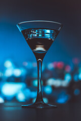 martini glass with background