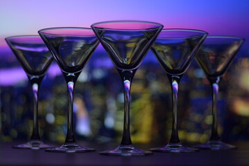 two glasses of cocktails