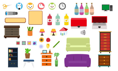 アイコンと家具
