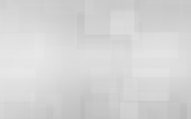 Abstract white and gray polygon square pattern gradient background. with space for concept design Technology and modern. 3d render illustration.