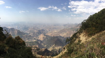 view from the top of the mountain