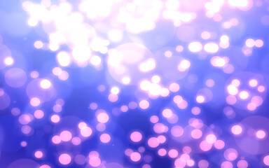 Abstract Bokeh purple glitter vintage lights background.