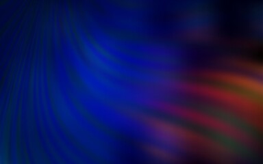 Dark Blue, Red vector colorful blur background.