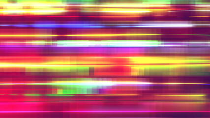 Abstract digital multicolor lines speed motion light background. hi tech concept for business technology.