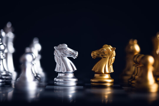  chess piece stand in front of pawn