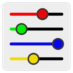 Icon - Mischpult, Regler