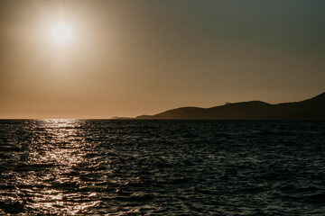 Obraz premium sunset over the sea