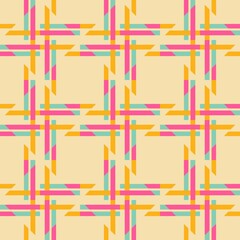 Simple abstract seamless pattern - decorative accent for any surfaces.