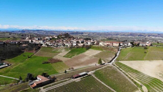 castagnole delle lanze, monferrato langhe vineyards, wine region, Piedmont, Italy