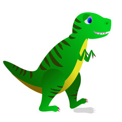 T-Rex icon. Cartoon illustration 
