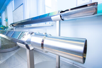 Fragment fuel uranium rod element of nuclear reactor water