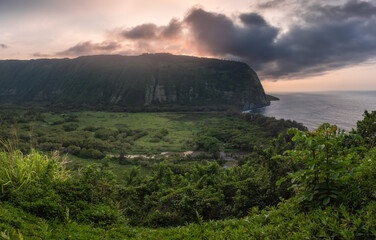 Fototapeta na wymiar Waipi'o valley, Big Island, Hawai'i