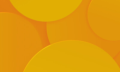 Circles yellow orange texture background. Simple modern design use for summer holiday concept.