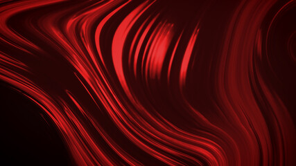 Abstract deep red background with waves luxury. 3d illustration, 3d rendering.