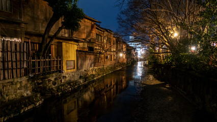 夜の京都、白川周辺（３）