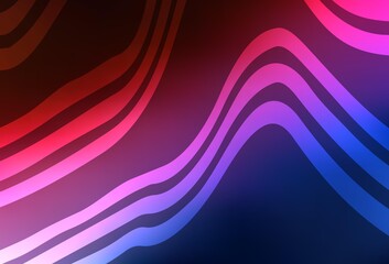 Dark Blue, Red vector template with wry lines.