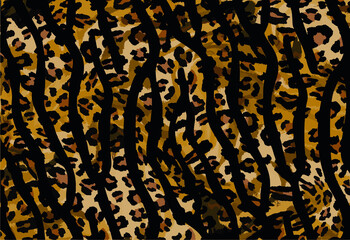 abstract animal skin pattern vector