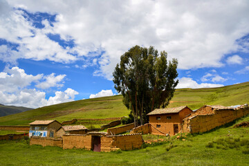 Obraz premium Vida andina del Perú.