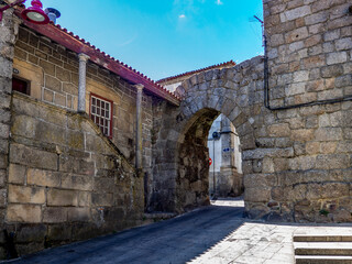 "Porta da Erva", city wall door of Guarda, Portugal