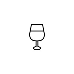 Cocktail icon vector for web, computer and mobile app