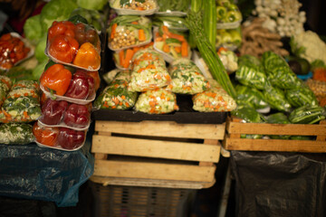 fruits and vegetables at the market, mexico