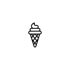 Ice cream icon vector for web, computer and mobile app